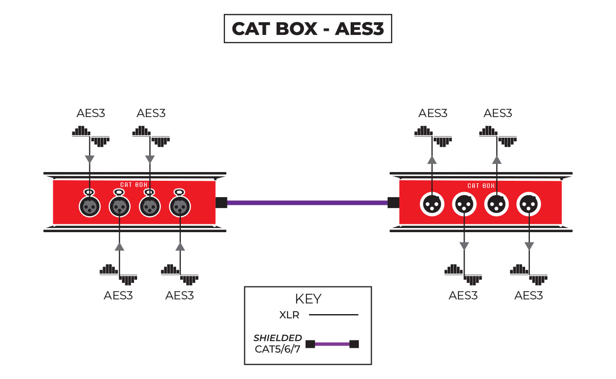 CAT Box AES3